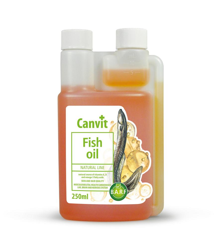 Canvit Fish Oil Канвит Фиш Оил жир из морского угря для собак 250 мл Canvit Fish Oil Канвит Фиш Оил жир из морского угря для собак 250 мл